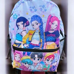 Colorful kpop demon hunters Anime Character Backpack